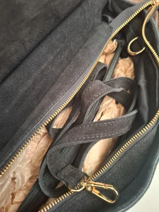 Borsa Donna da Spalla con Tracolla in Vera Pelle