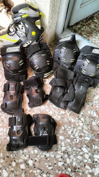 Rodilleras, coderas y muñequeras patines
