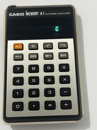 Calculadora Casio Memory A-1 antigua