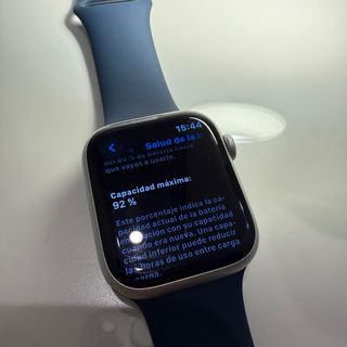 Apple Watch Series 9 45mm - Azul marino y plata