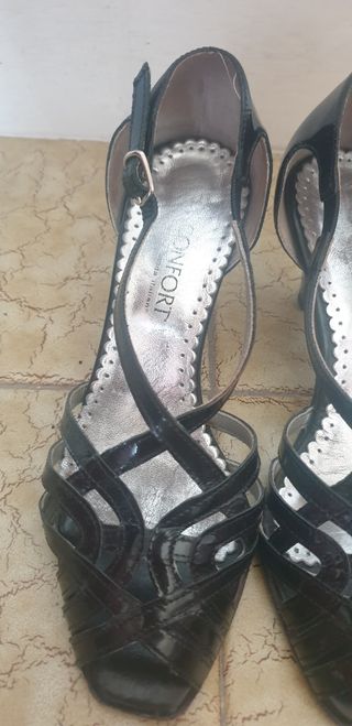 Sandali confort neri n. 36