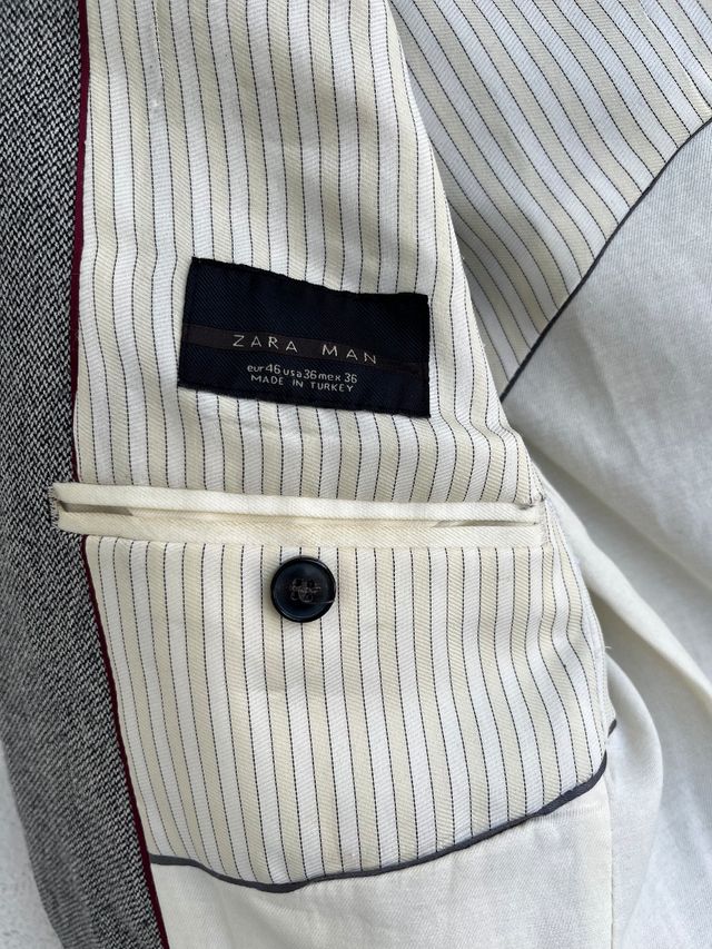 Giacca Zara Uomo Grigia