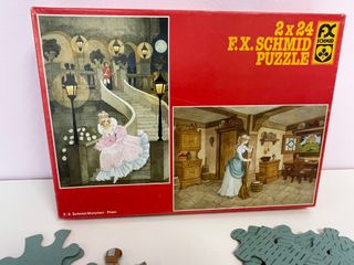 Puzzle F.X. Schmid 2x24 piezas – CENICIENTA