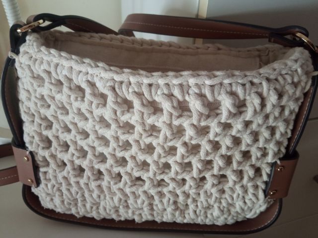 Bolso crochet Parfois blanco