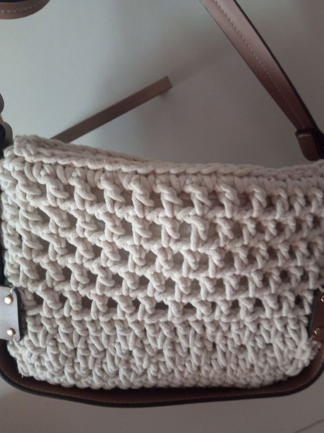 Bolso crochet Parfois blanco