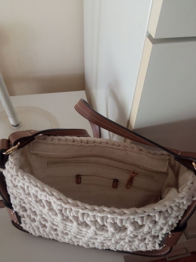 Bolso crochet Parfois blanco