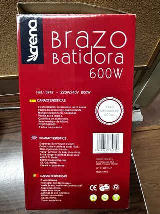 Batidora Ufesa 600W - Mini-pimer