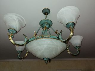 Lampara techo vintage 5 luces