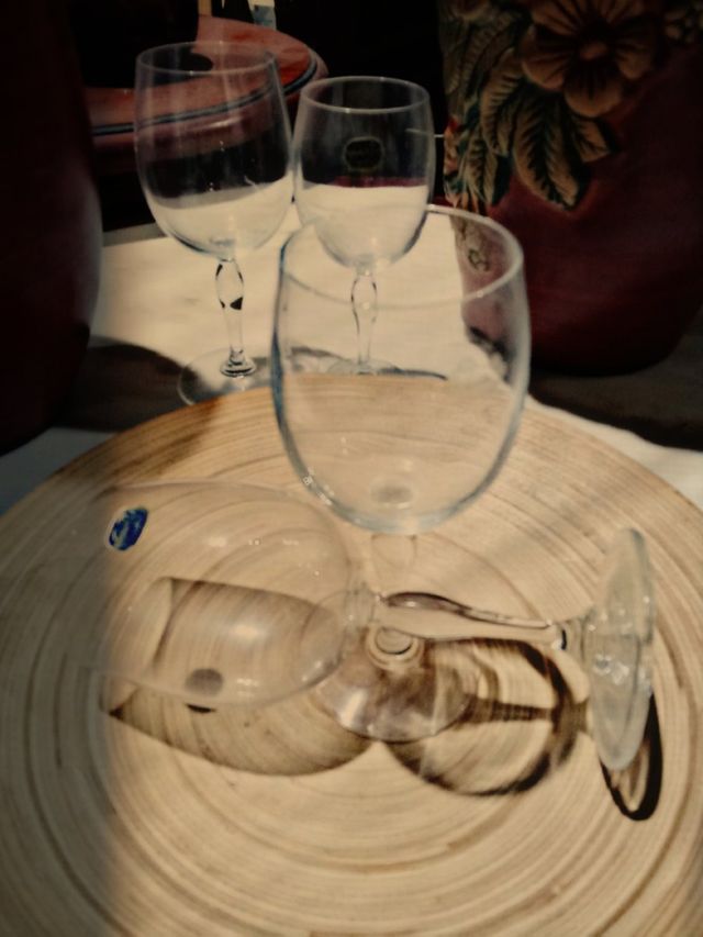 Copas Bohemia cristal (agua y vino)