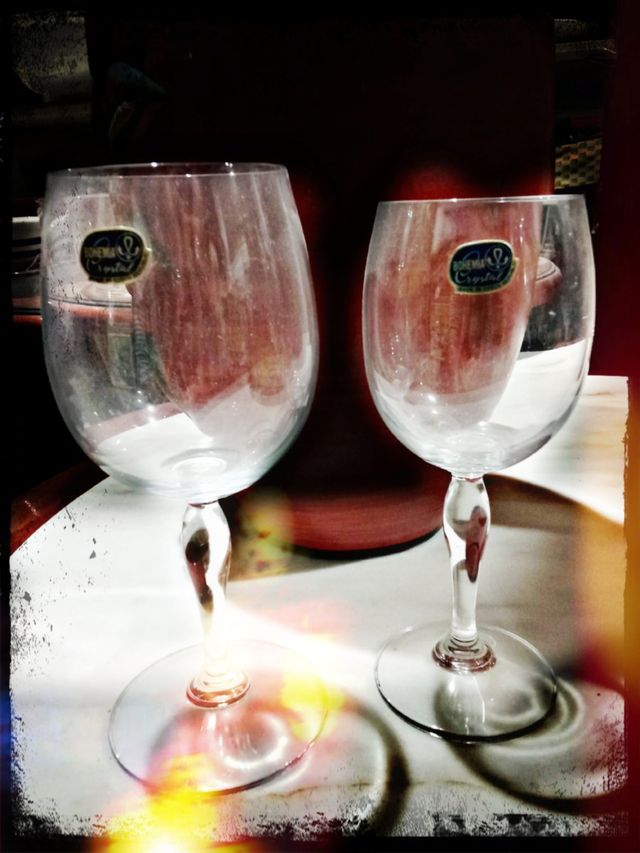 Copas Bohemia cristal (agua y vino)