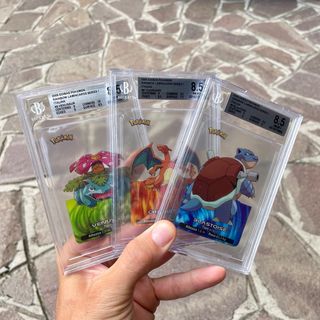 Pokemon Lamincards  Venusaur Charizard Blastoise
