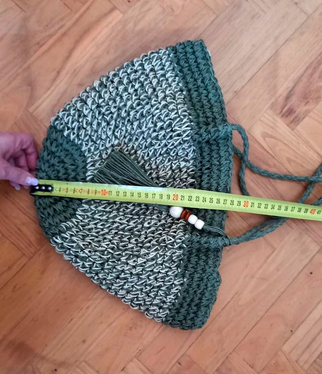 Bolso capazo: beige y verde oliva