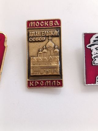 3 Pins Rusos: Lenin & Kremlin