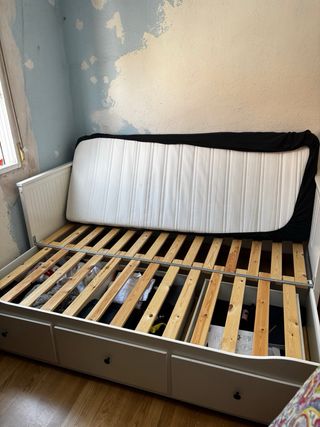 Cama nido blanca 80/160x200