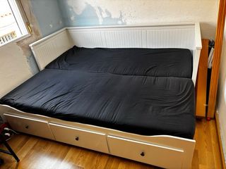 Cama nido blanca 80/160x200