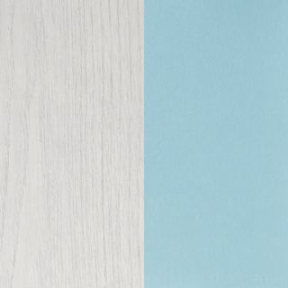 Cama nido infantil -  madera blanca y verde agua