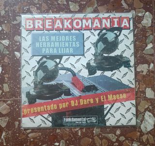 VINILO DJ DARE Y EL MAESE - BREAKOMANIA. HIP HOP.