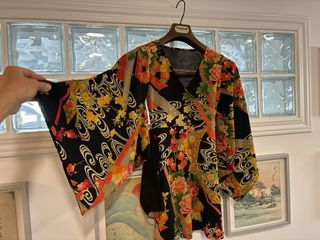 Vestido japonés estampado - Talla única