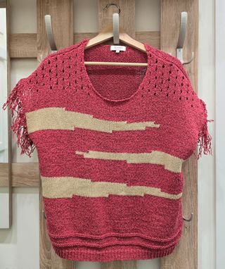 Jersey ZENDRA rojo y beige