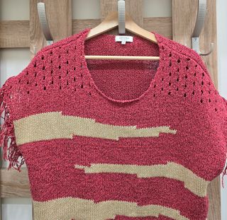 Jersey ZENDRA rojo y beige