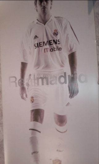 Póster Adidas 2004 Raúl Real Madrid 104x50cm