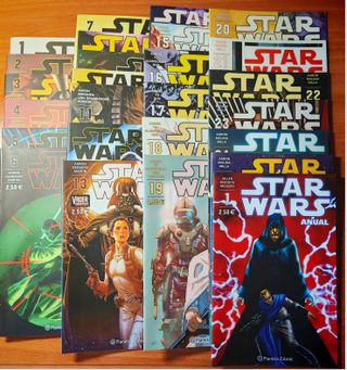 Cómics Star Wars grapa (lote 26 números)