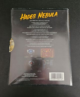 Hades Nebula c64 disk game Commodore 64