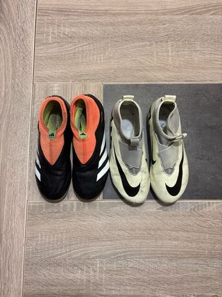 Botas fútbol niño Adidas&Nike