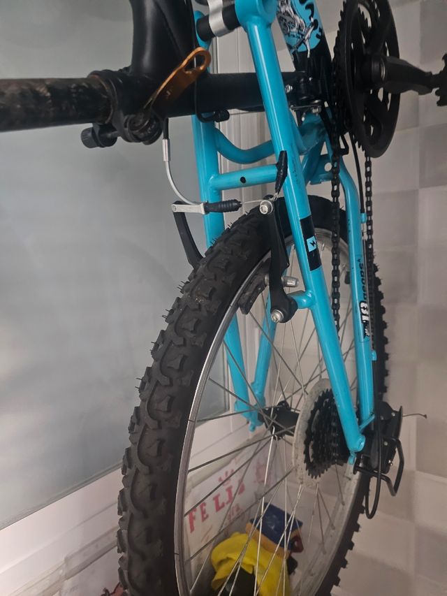 Bicicleta montaña 24" doble suspensión