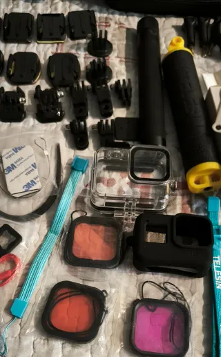 Accesorios GoPro hero 8/10+Gimbal+Telesin Domo