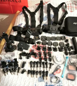 Accesorios GoPro hero 8/10+Gimbal+Telesin Domo