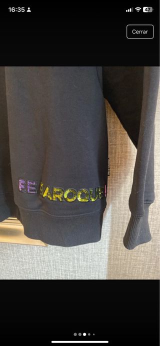 Sudadera Versace Jeans Couture negra
