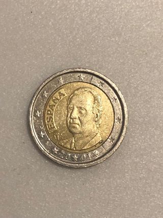 Moneda 2 euros Juan Carlos 2001 