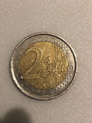 Moneda 2 euros Juan Carlos 2001 
