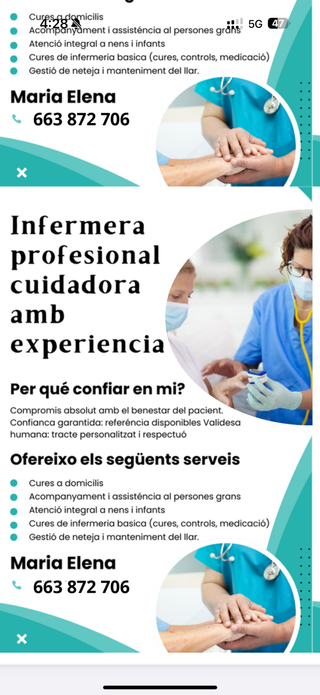 Niñera , enfermera