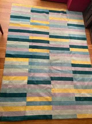 Alfombra Ikea - Verde & Amarillo