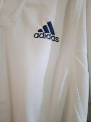 Chaqueta Adidas blanca vintage. Para 176 cms