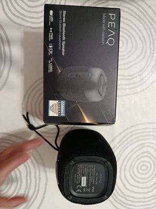 Altavoz Bluetooth PEAQ - Negro