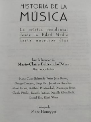 Historia de la Música