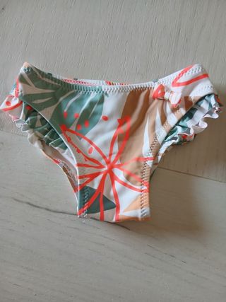 Ropa bebé niña, conjunto piscina braguita bañador