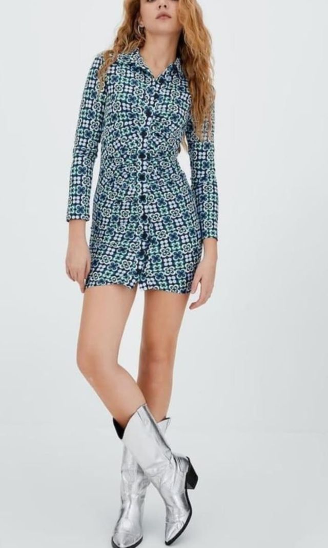 Vestido camisero Stradivarius