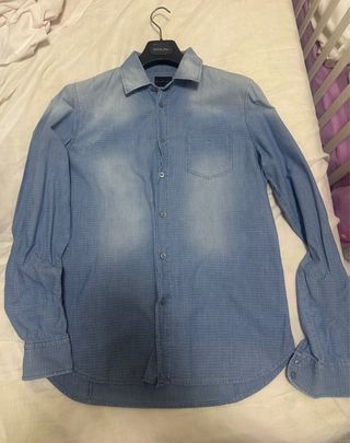 Camicia Jeans Blu