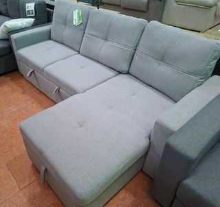 Sofá chaise longue cama y arcon
