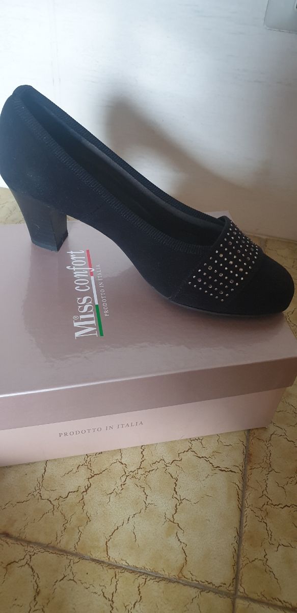 Scarpe Nero Camoscio