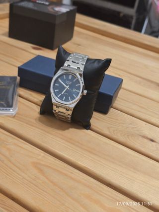 Reloj Hombre Acero Azul