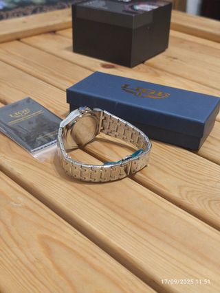 Reloj Hombre Acero Azul