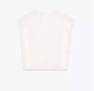 Blusa bordada romántica Zara