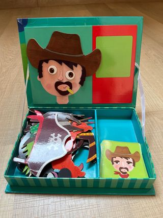 Juego magnético de caras