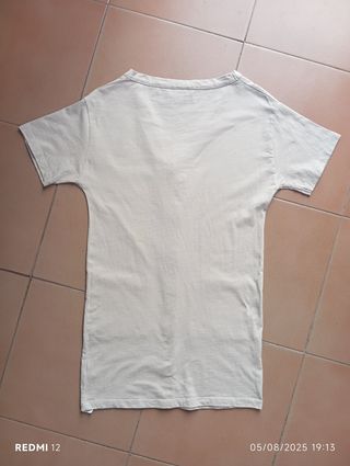 Vestido verano corto Asos crema 