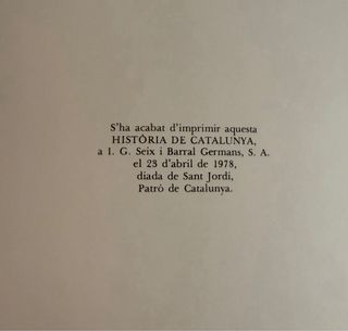 Libro HISTORIA DE CATALUNYA de Joan Soler i Amigó